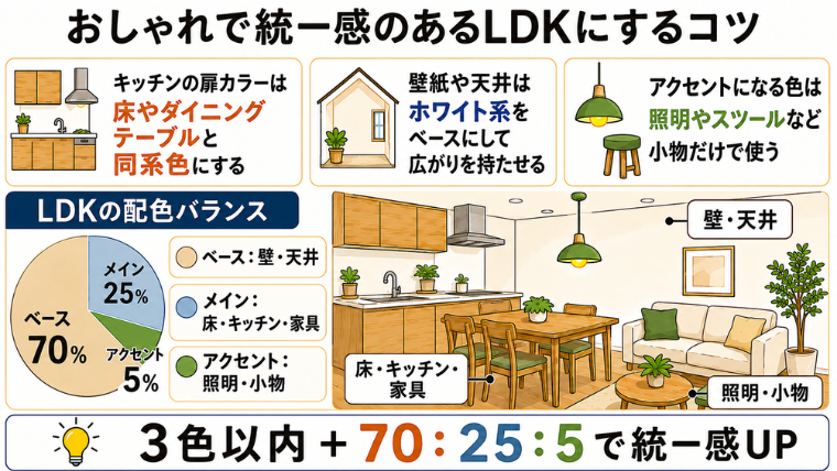おしゃれで統一感のあるLDKにするコツ