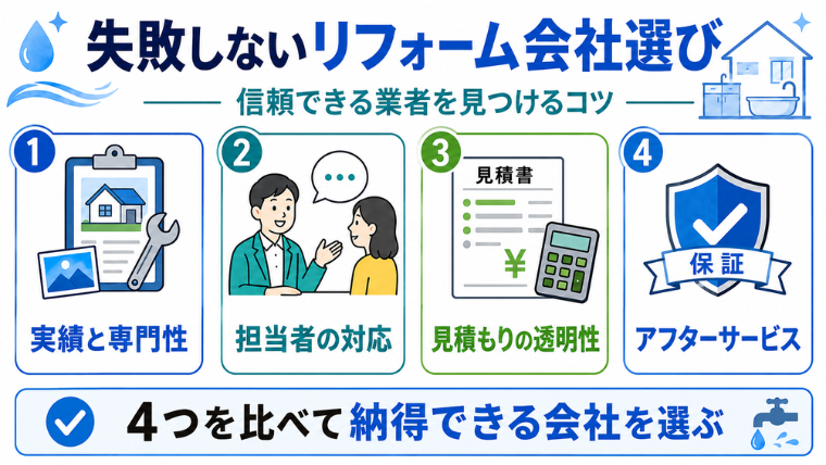 失敗しないリフォーム会社選び