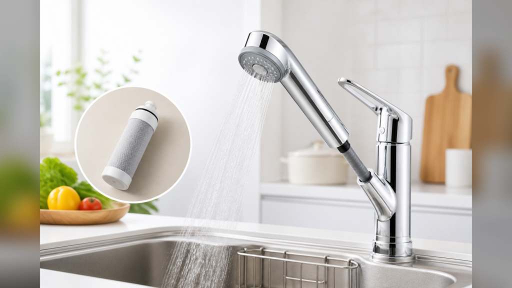 TOTOミッテのシャワーヘッドに浄水機能はある？機能の有無と特徴を解説